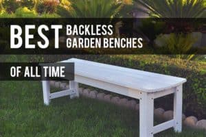 Backless Garden Benches